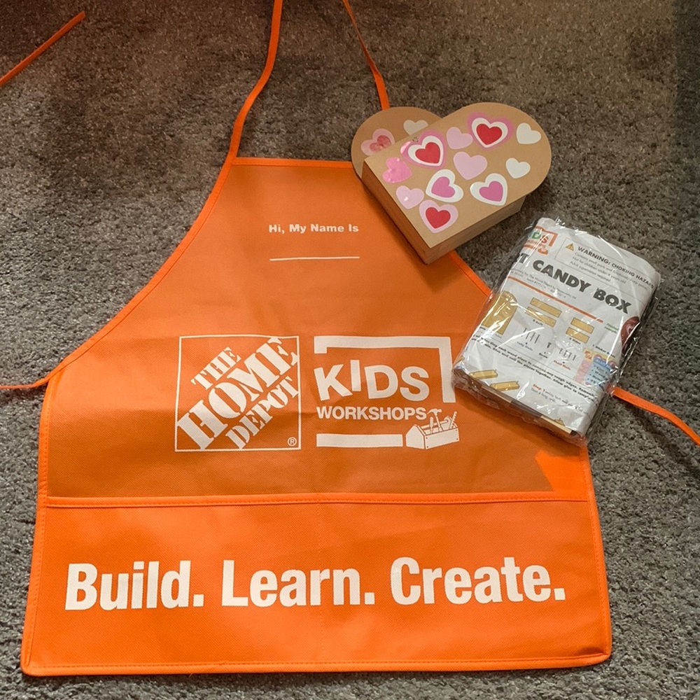 HALLOWEEN COSTUME kids Home Depot apron